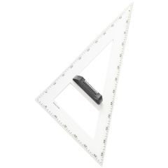 Magnetický trojúhelník na tabuli WISSNER - 60° 60cm / bílá