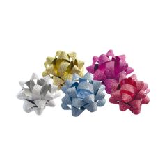 MFP Paper s.r.o.  Rozeta střední luxusní glitr - mix / 5 cm