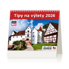 Kalendář stolní MINI Tipy na výlety / SM04