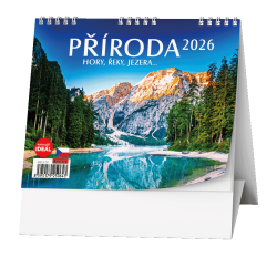Kalendář stolní MINI Příroda, hory, řeky / BSL5