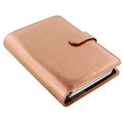 Filofax  Filofax Saffiano Metalic - osobní / růžově-zlatá