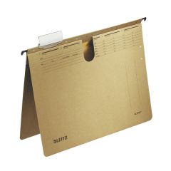 Leitz  Závěsné desky Leitz Alpha s rychlovazačem - hnědá