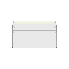 Obálky DL recyklované samolepicí - 1000 ks