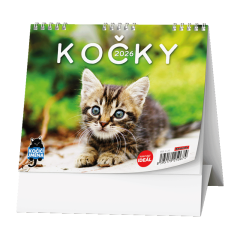 Kalendář stolní MINI - Kočky / BSL9