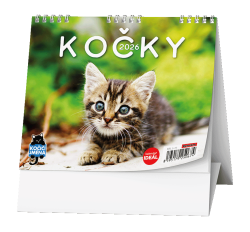 Kalendář stolní MINI Kočky / BSL9
