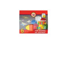 Křídy na chodník - 6 ks