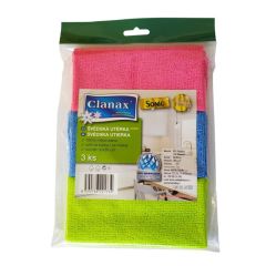 Švédské utěrky Clanax SONIC z mikrovlákna - 30 x 30 cm / 3 ks