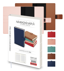 Diář ELITE - A5 / denní / náhradní náplň