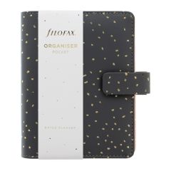 Filofax  Diář Filofax Confetti - kapesní / Charcoal