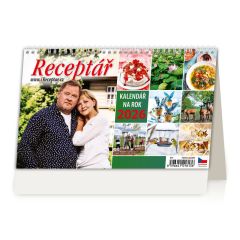 Kalendář stolní obrázkový Receptář / S17