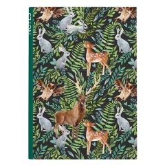 Kniha záznamní A5 - linka / 100 l / les