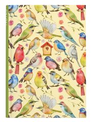 Kniha záznamní A5 - linka / 100 l / ptáčci