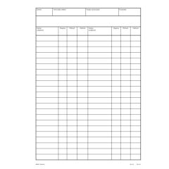 Docházkový sešit pro žáky A4 / 250 stran