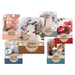 Vánoční pohlednice - mix motivů