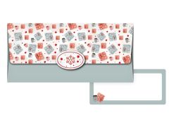 MFP Paper s.r.o.  Vánoční obálka na peníze - šedá-bílá