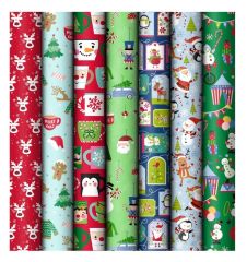 MFP Paper s.r.o.  Vánoční balicí papír - dětský mix / 70 x 200 cm
