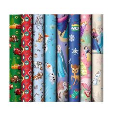 Vánoční balicí papír - mix Disney / 70 x 200 cm
