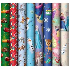 MFP Paper s.r.o.  Vánoční balicí papír - mix Disney / 70 x 200 cm