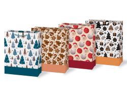 MFP Paper s.r.o.  Vánoční dárková taška - mix motivů / 26 x 32 cm
