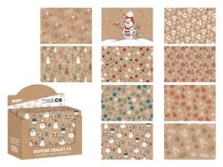 MFP Paper s.r.o.  Vánoční obálka C6 - mix KRAFT