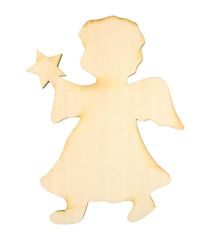 Optys  Dřevěný výřez - Anděl / 3x4cm