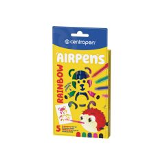 Foukací fixy Centropen AirPens 1500/5 - Rainbow / sada 5 ks