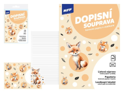 Dopisní papír 5 + 10 - Liška