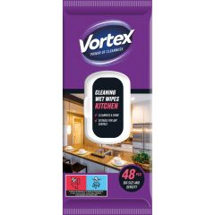 Vlhčené ubrousky VORTEX - Kuchyně 48 ks