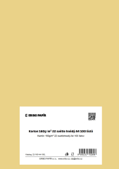 Barevný karton - A4 / 160 g / hnědá