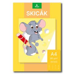 Skicák A4 / 20 listů