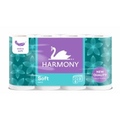 Papír toaletní Harmony Soft 3-vrstvý / 8 ks