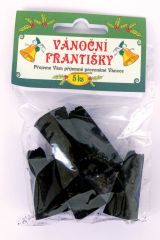 František vánoční - černý 5 ks