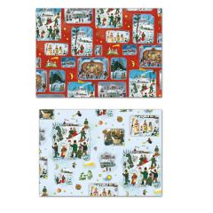 Vánoční balicí papír - Josef Lada 100 x 70 cm