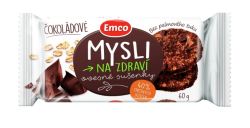 EMCO ovesné sušenky polomáčené - čokoláda / 60 g