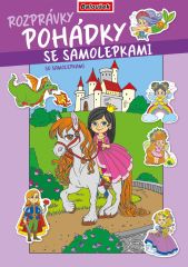 Baloušek Tisk  Omalovánka A4 se samolepkami - Pohádky