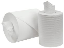Papírové ručníky v rolích - Trendy super bílé maxi / 110 m