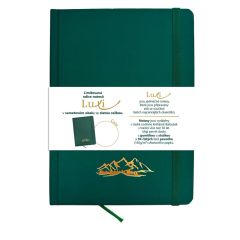 Blok Luxi A5 - čistý / 96 listů / zelená hory