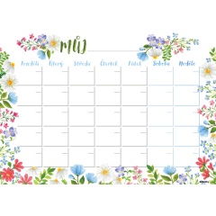 Baloušek Tisk  Plánovač měsíční A4 - Luční