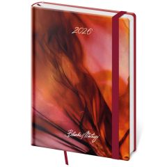 Diář VARIO Matragi - A5 / týdenní / red