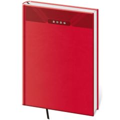 Helma 365  Diář PRINT CLASSIC - A5 / týdenní / červená
