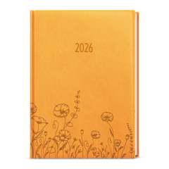 Baloušek Tisk  Diář VIVELLA s ražbou A5 - týdenní / okrová Louka