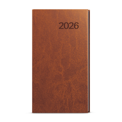 Diář VIVELLA - týdenní kapesní / hnědá