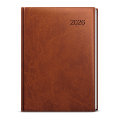 Baloušek  Diář VIVELLA - A5 / denní / hnědá