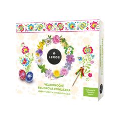 Dárková sada LEROS - Velikonoční bylinková pomlázka s leporelem
