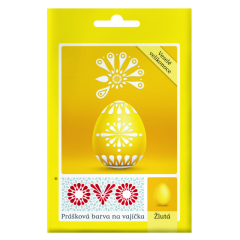 OVO  Prášková barva na vajíčka OVO® - žlutá