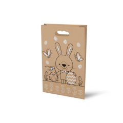MFP Paper s.r.o.  Velikonoční taška EKO - papírová / 41 x 26 x 11 mm / hnědá