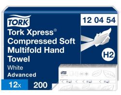 Tork papírové ručníky skládané 120454 H2 XPress - Z-Z bílé 12 x 200 ks