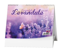 Kalendář stolní obrázkový Levandule / BSV5