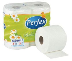 Papír toaletní Perfex Deluxe s vůní heřmánku 3-vrstvý / 1  ks