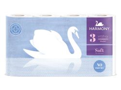 Papír toaletní Harmony Soft 3-vrstvý / 8 ks